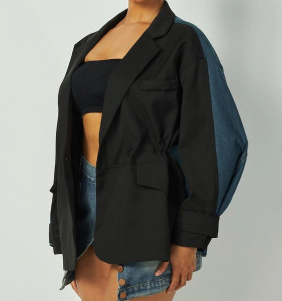Oversized Two Toned Blazer