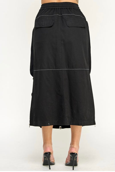 Cargo Midi Skirt