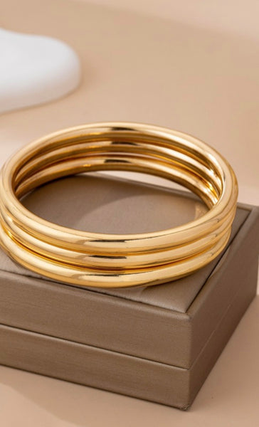 Tube Bangle Set