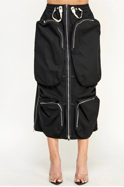 Cargo Midi Skirt