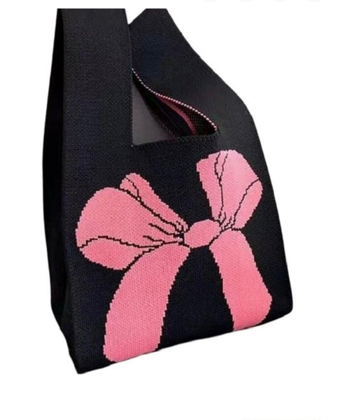 Bow Ribbon Knotted Handbag