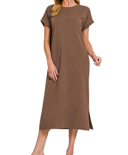 Pocket Midi Dress
