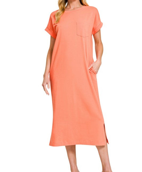 Pocket Midi Dress
