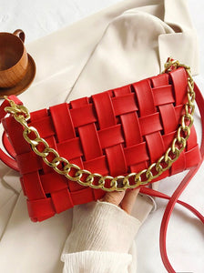 Woven Shoulder Bag