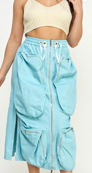 Cargo Midi Skirt