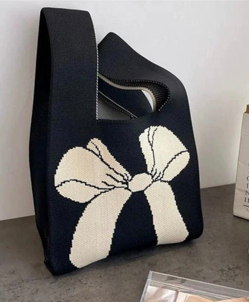 Bow Ribbon Knotted Handbag