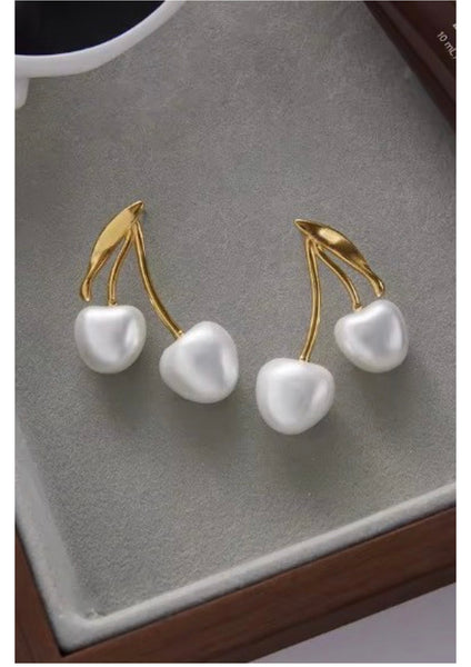 Cherry Drop Earrings