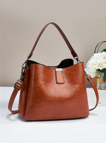 Mini Vegan Leather Tote