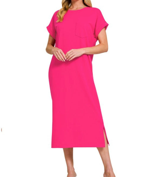 Pocket Midi Dress