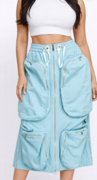Cargo Midi Skirt