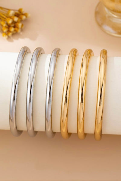 Tube Bangle Set