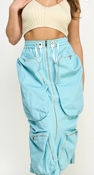 Cargo Midi Skirt