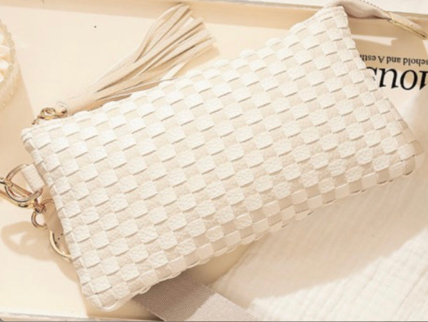 Woven Wristlet Clutch