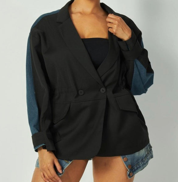 Oversized Two Toned Blazer