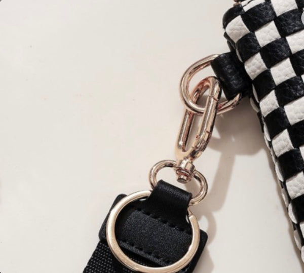 Woven Wristlet Clutch