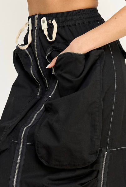 Cargo Midi Skirt