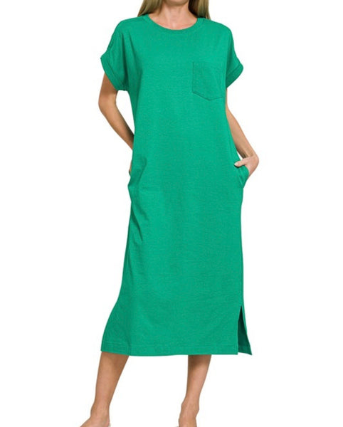 Pocket Midi Dress